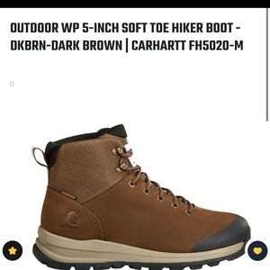 Carhartt Men's Outdoor WP Soft Toe Hiker Boot - Dark Brown